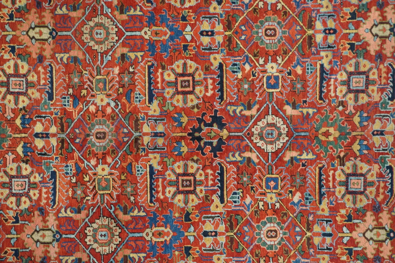 Antique Persian Heriz Rug 8'5" X 10'5" - 4