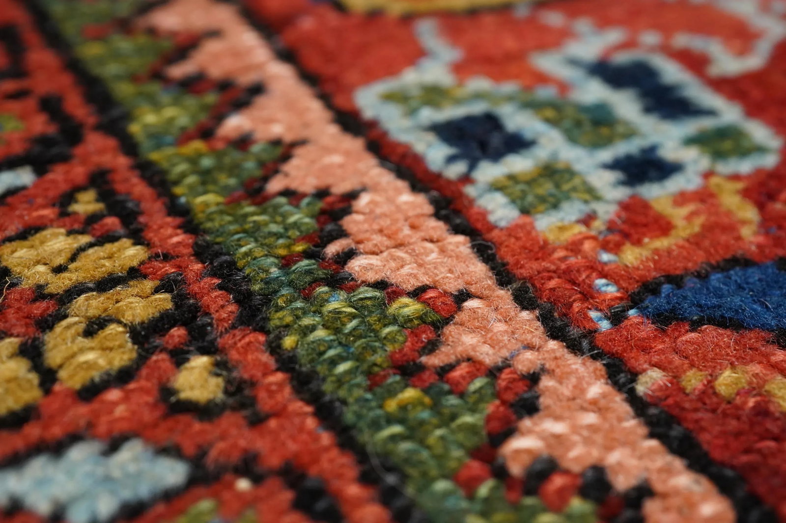 Antique Persian Heriz Rug 8'5" X 10'5" - 7