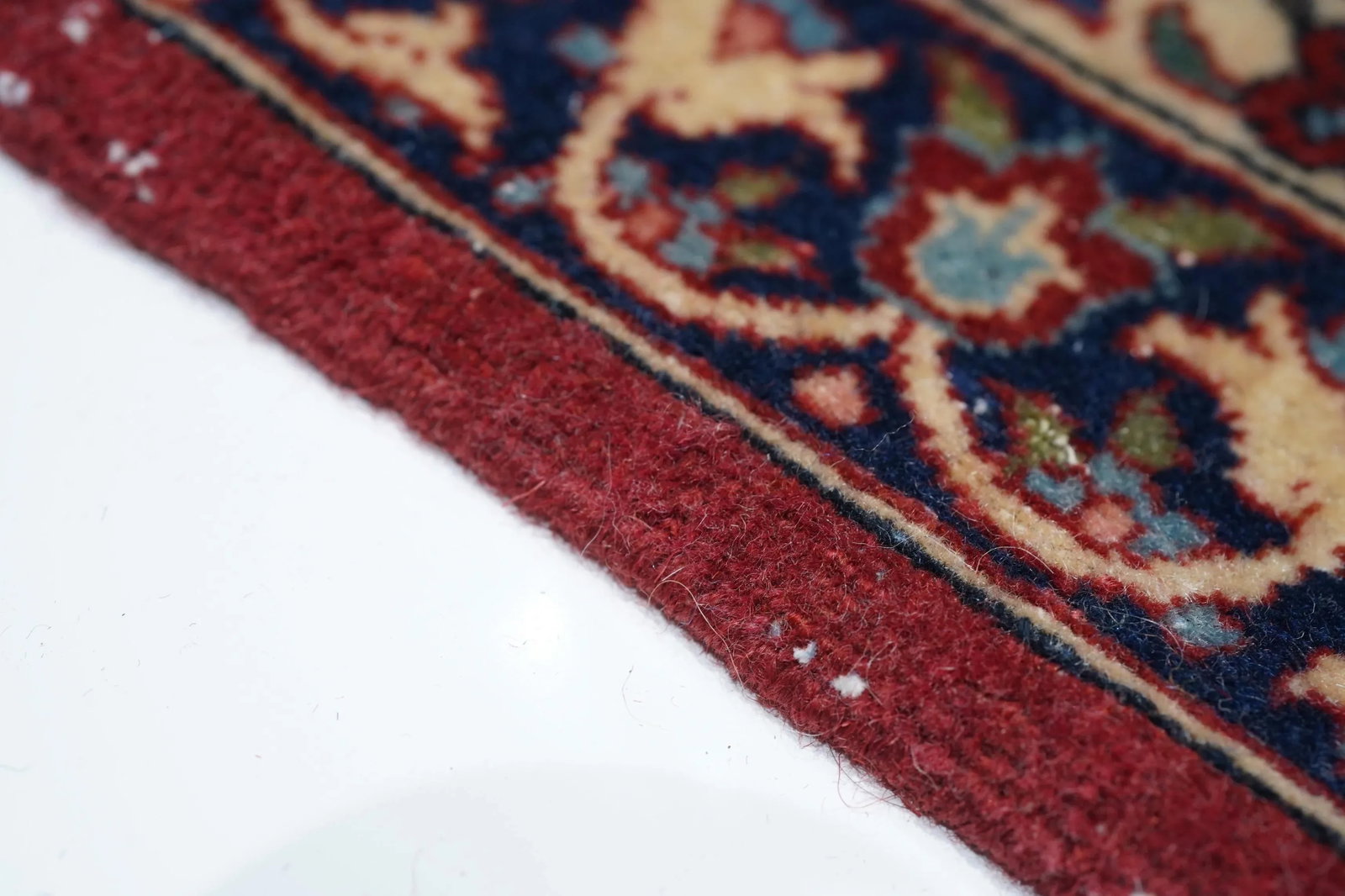 Antique Persian Isfahan Rug 6'11'' X 10'0'' - 5
