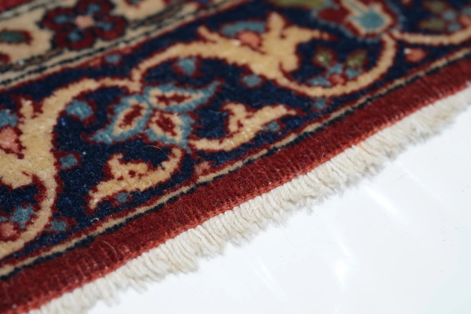 Antique Persian Isfahan Rug 6'11'' X 10'0'' - 6