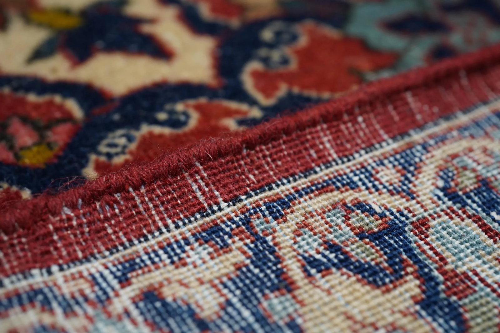 Antique Persian Isfahan Rug 6'11'' X 10'0'' - 7
