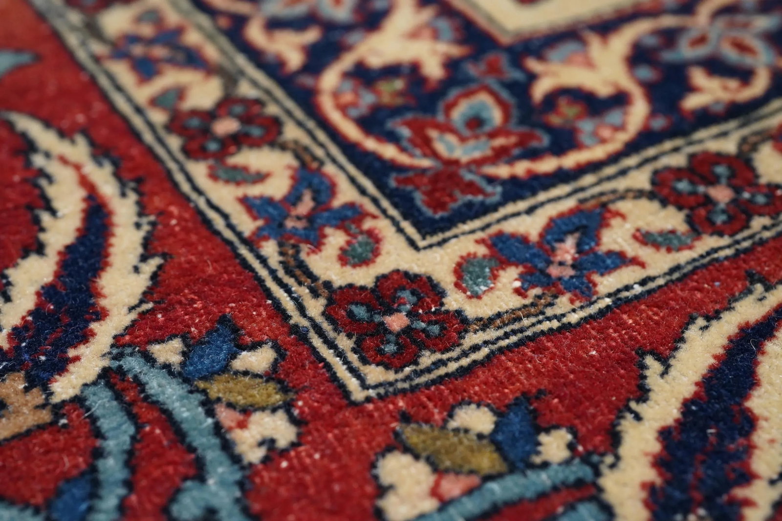 Antique Persian Isfahan Rug 6'11'' X 10'0'' - 9
