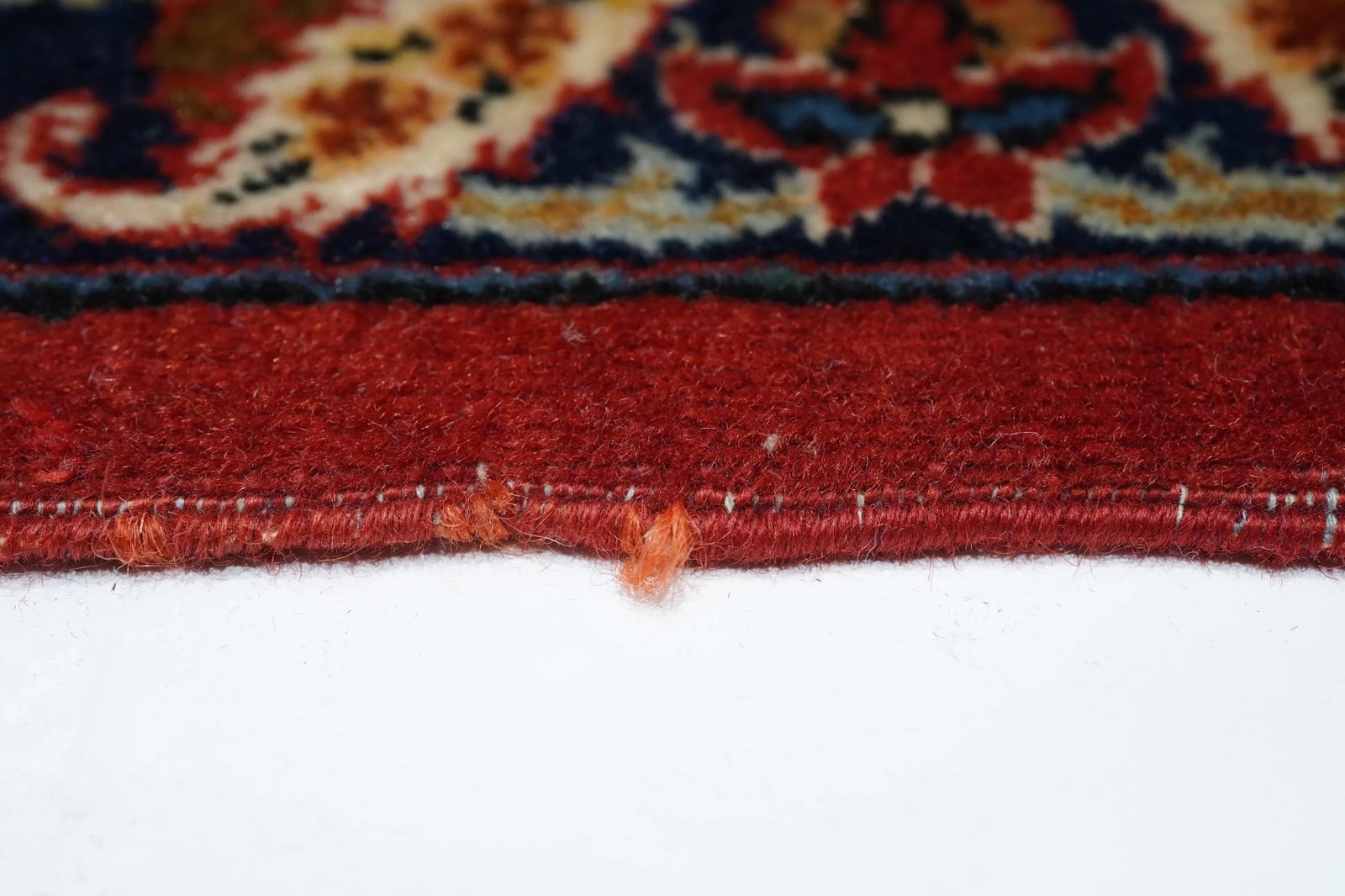 Vintage Persian Isfahan Rug 7'0" X 10'5" - 4