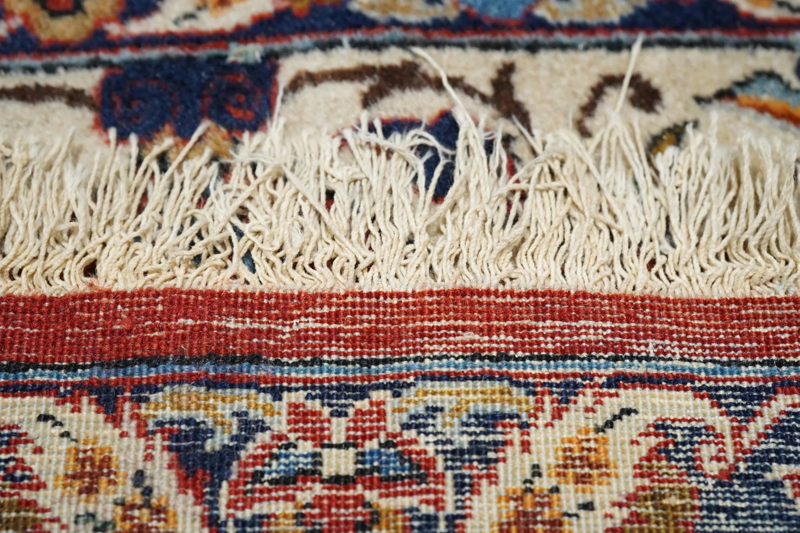 Vintage Persian Isfahan Rug 7'0" X 10'5" - 9