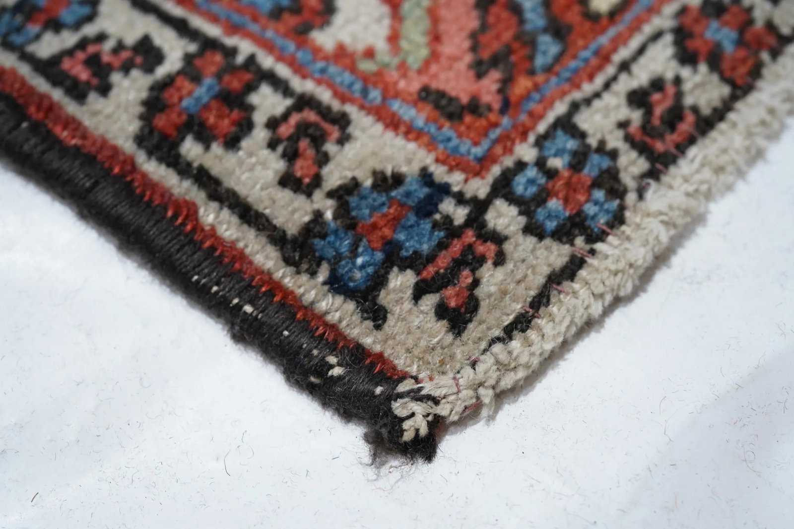 Antique Heriz Rug 3'6'' X 15'3'' - 7