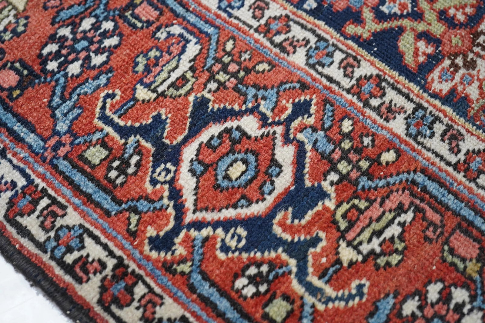Antique Heriz Rug 3'6'' X 15'3'' - 9