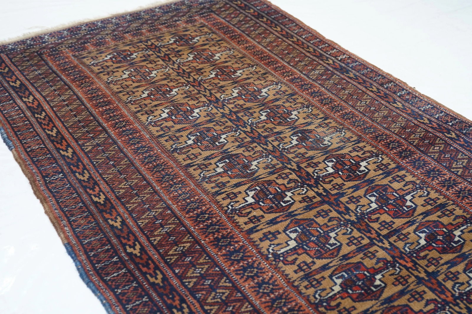 Antique Turkmen Rug 3'0'' X 5'9'' - 10