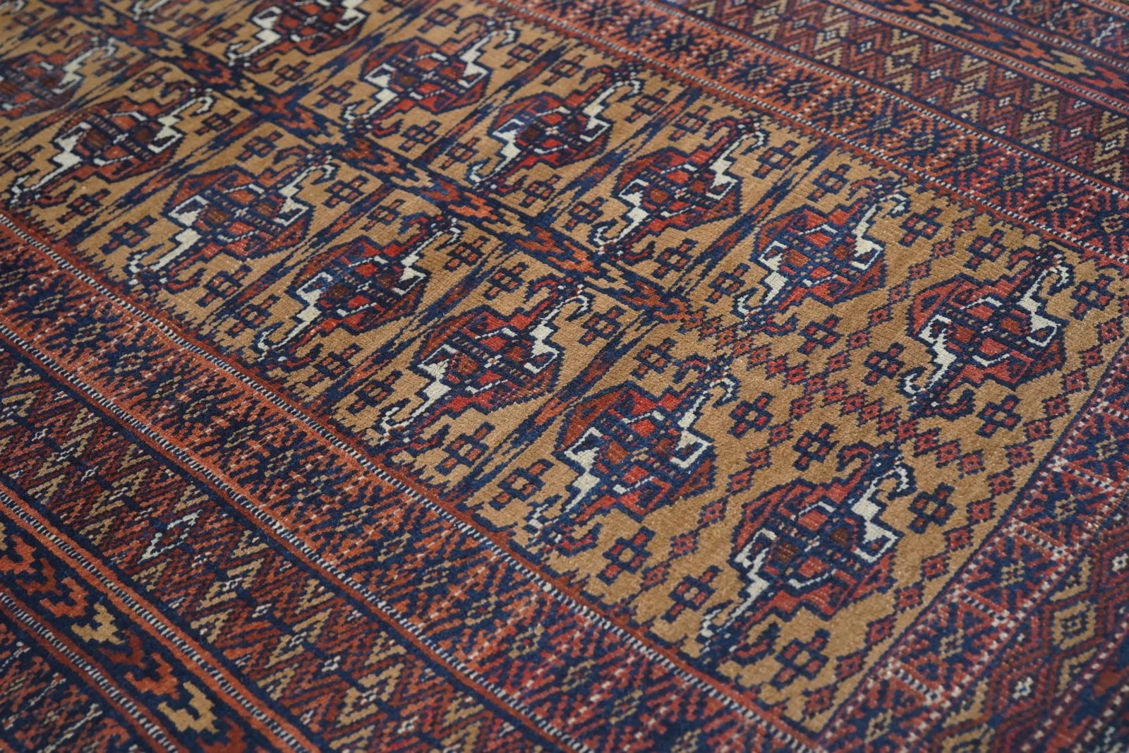 Antique Turkmen Rug 3'0'' X 5'9'' - 3