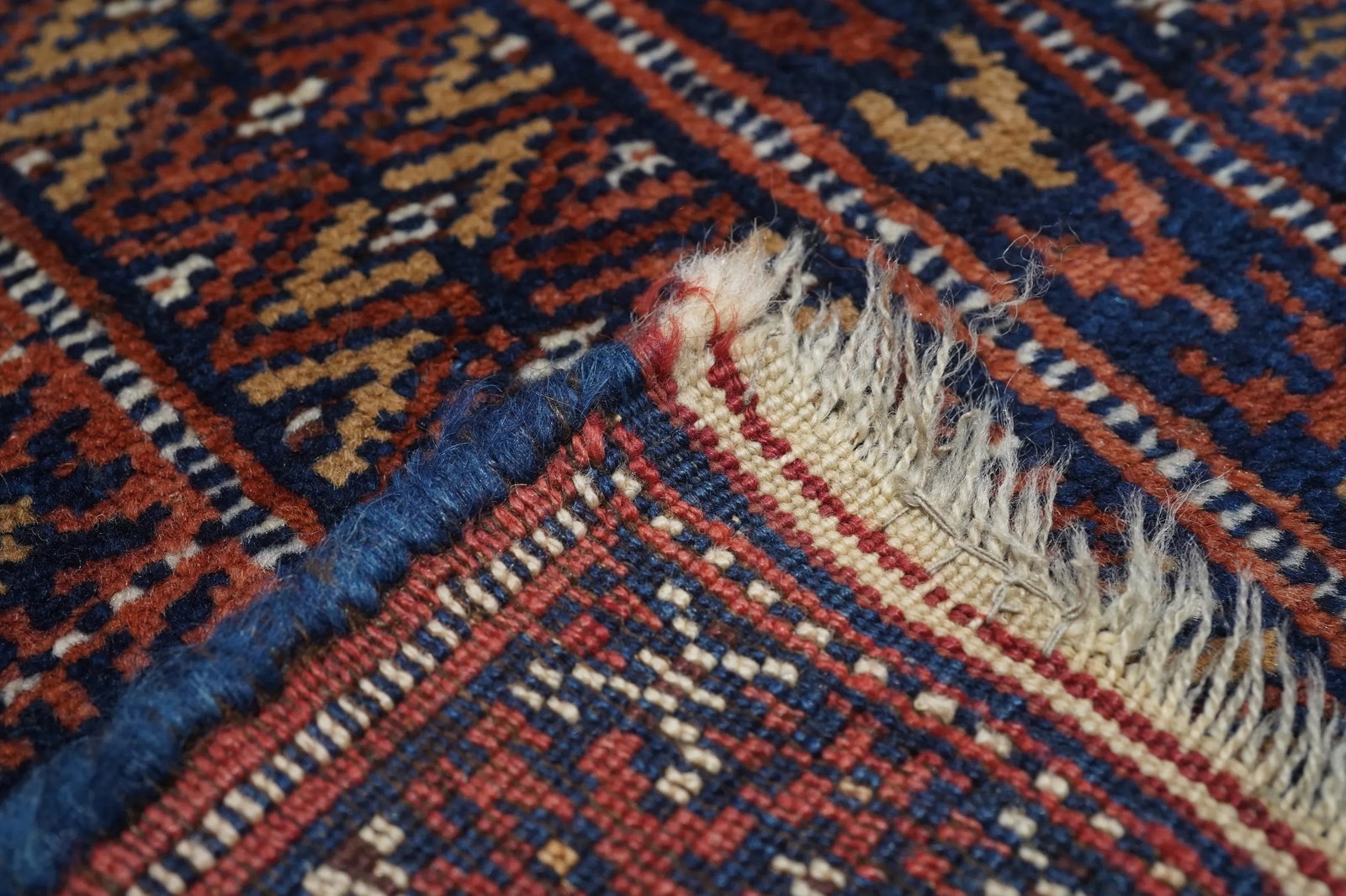 Antique Turkmen Rug 3'0'' X 5'9'' - 8
