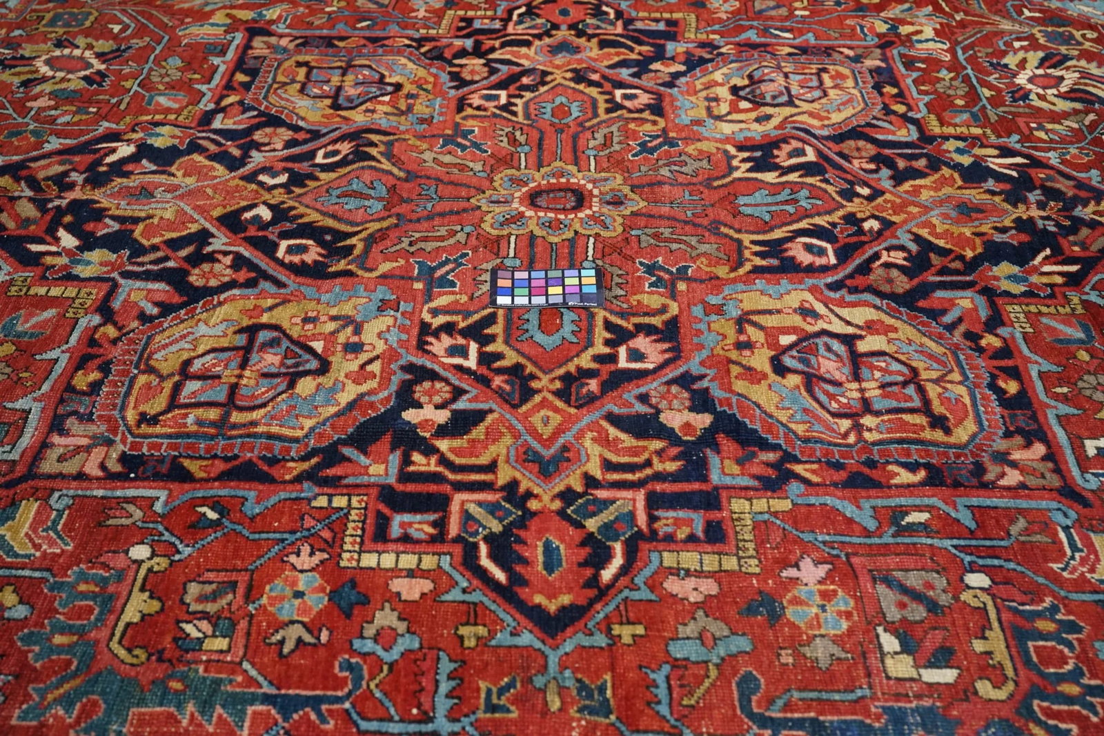 Antique Heriz Rug 12'0'' X 15'6'' - 5