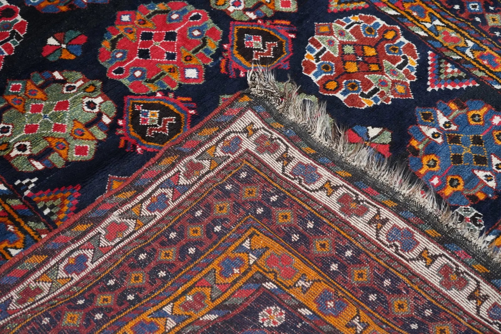 Antique Shiraz Rug 5'1'' X 10'6'' - 7