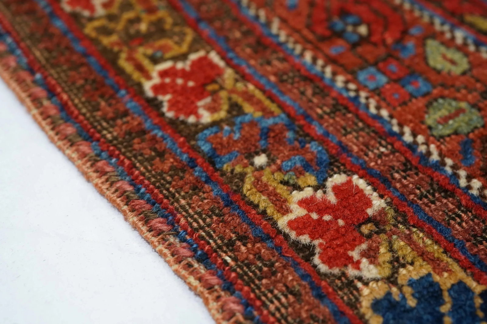 Antique Persian Tribal Afshar Rug 3'2'' X 4'2''` - 4