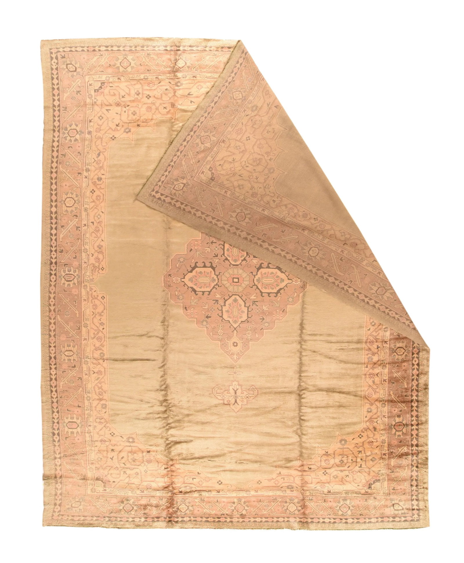 Antique Oushak Rug 11'11'' X 16'3'' - 2