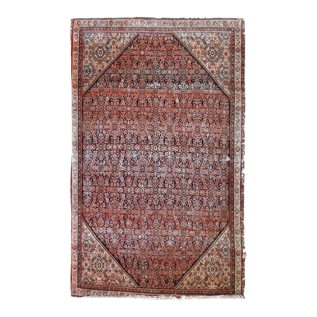 Antique Farahan Saruk Rug 3'11'' X 6'7'' (1 of 4)