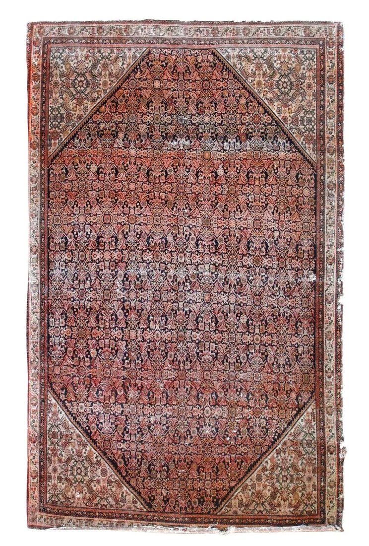 Antique Farahan Saruk Rug 3'11'' X 6'7'' - 4