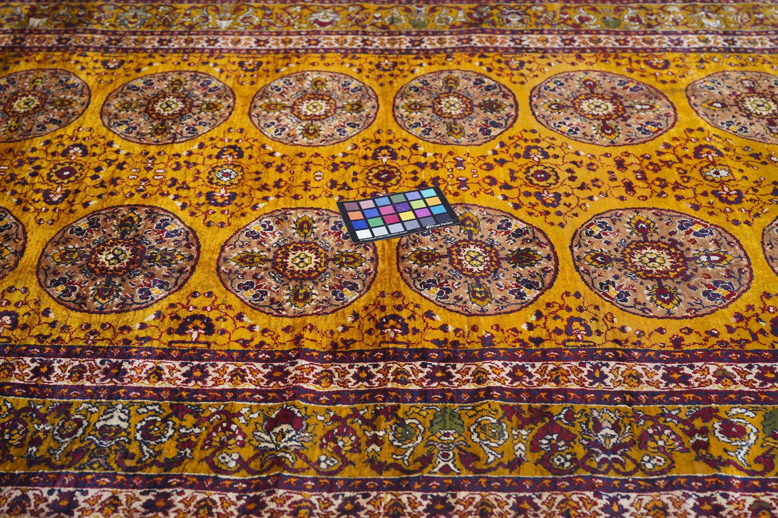 Antique Turkish Silk Rug 4'5'' X 6'3'' - 6