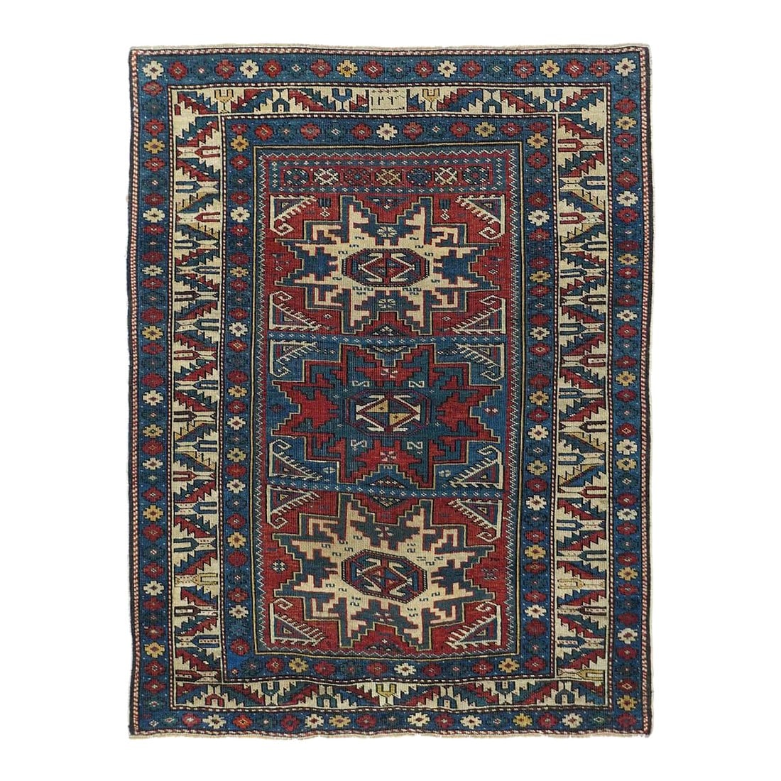 Antique Shirvan Rug 3'1'' X 4'1'' (1 of 8)