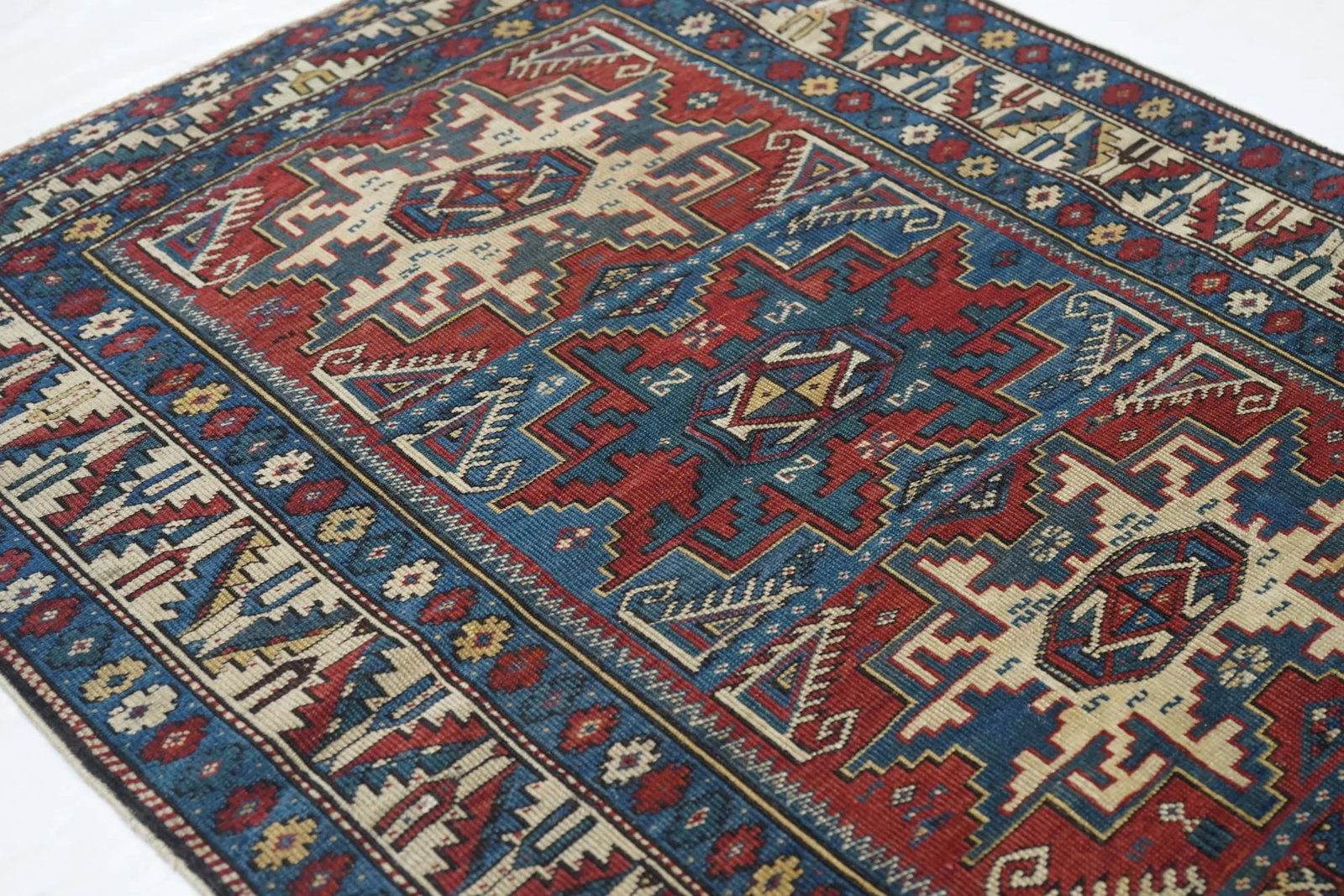 Antique Shirvan Rug 3'1'' X 4'1'' - 4