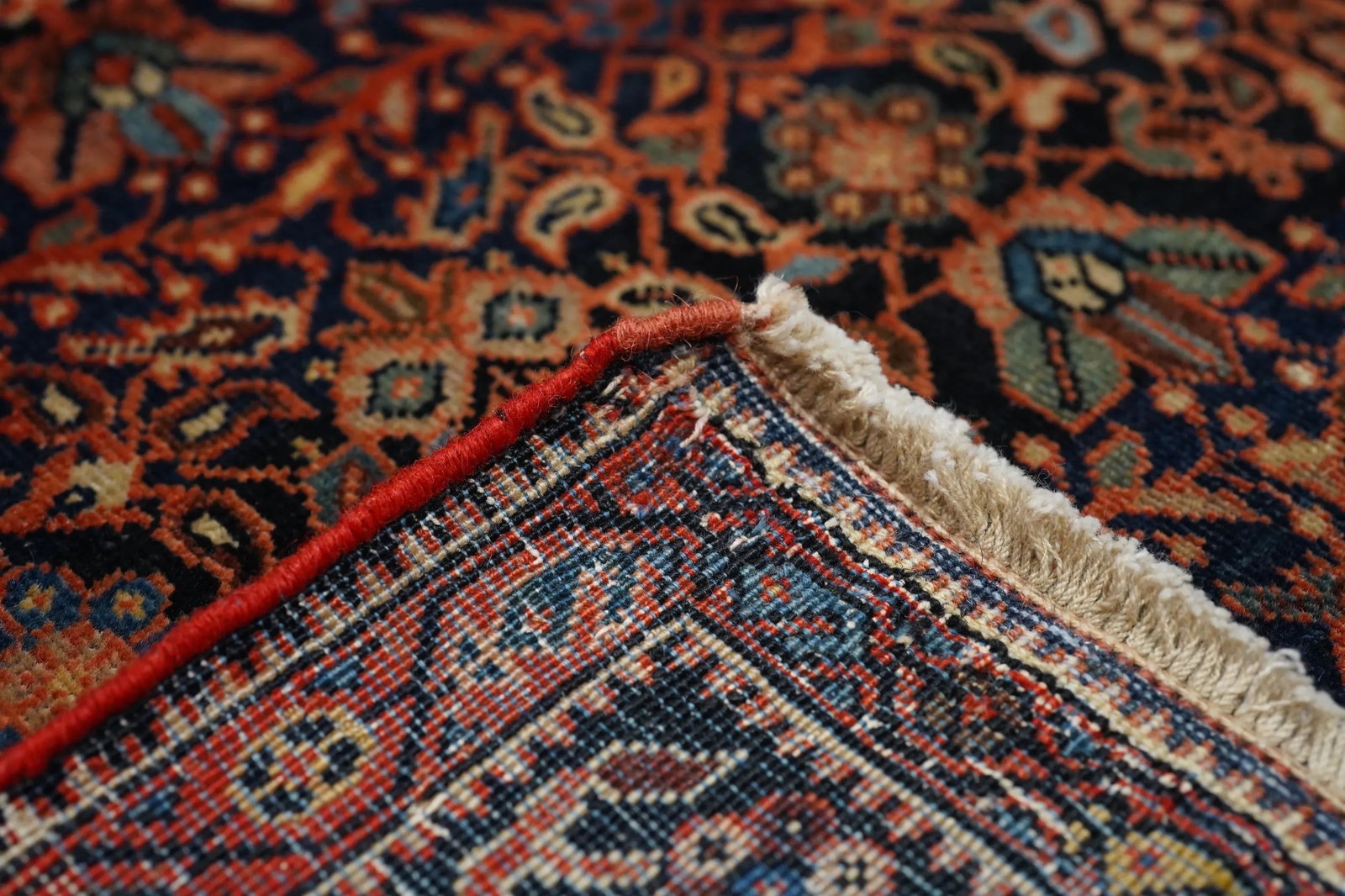 Antique Farahan Sarouk 4'1'' X 6'8'' - 10