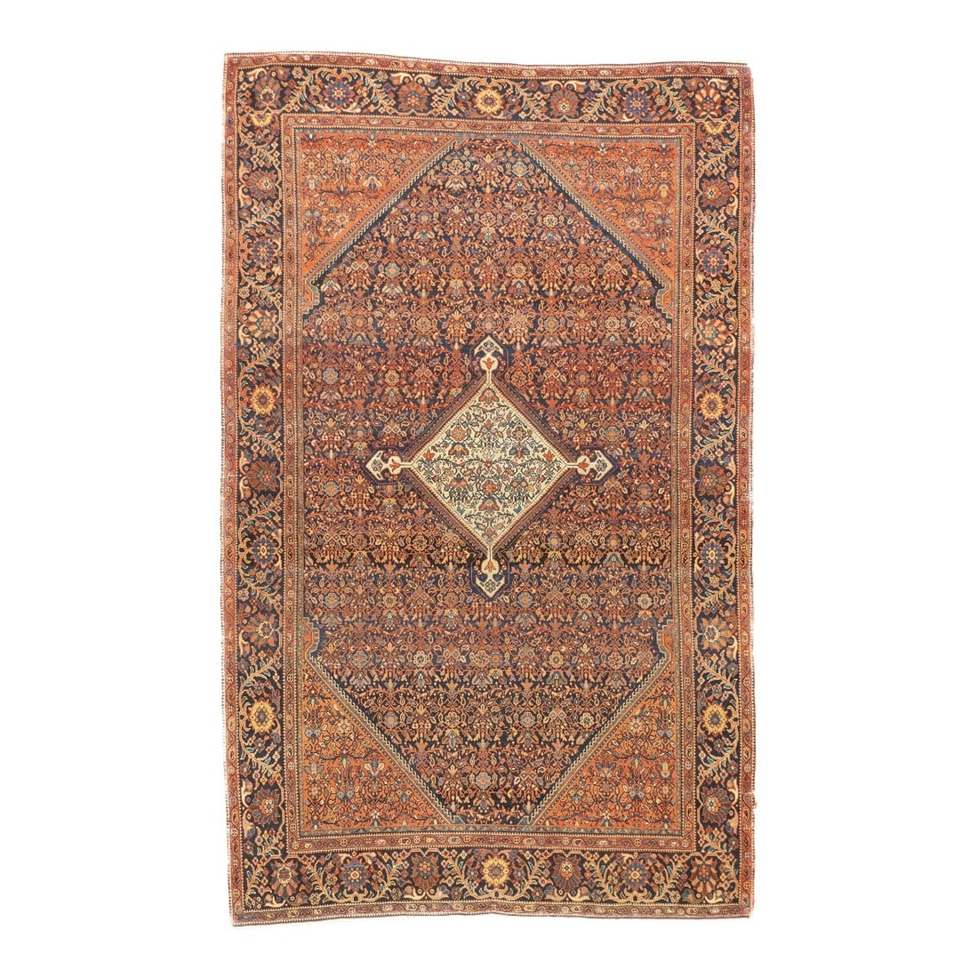 Antique Farahan Sarouk 4'1'' X 6'8'' (1 of 11)