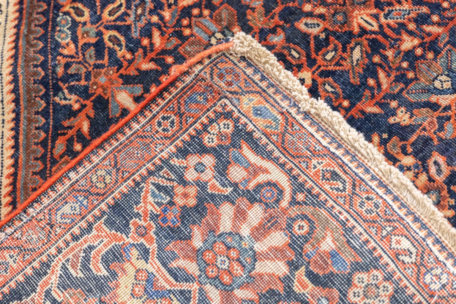 Antique Farahan Sarouk 4'1'' X 6'8'' - 5