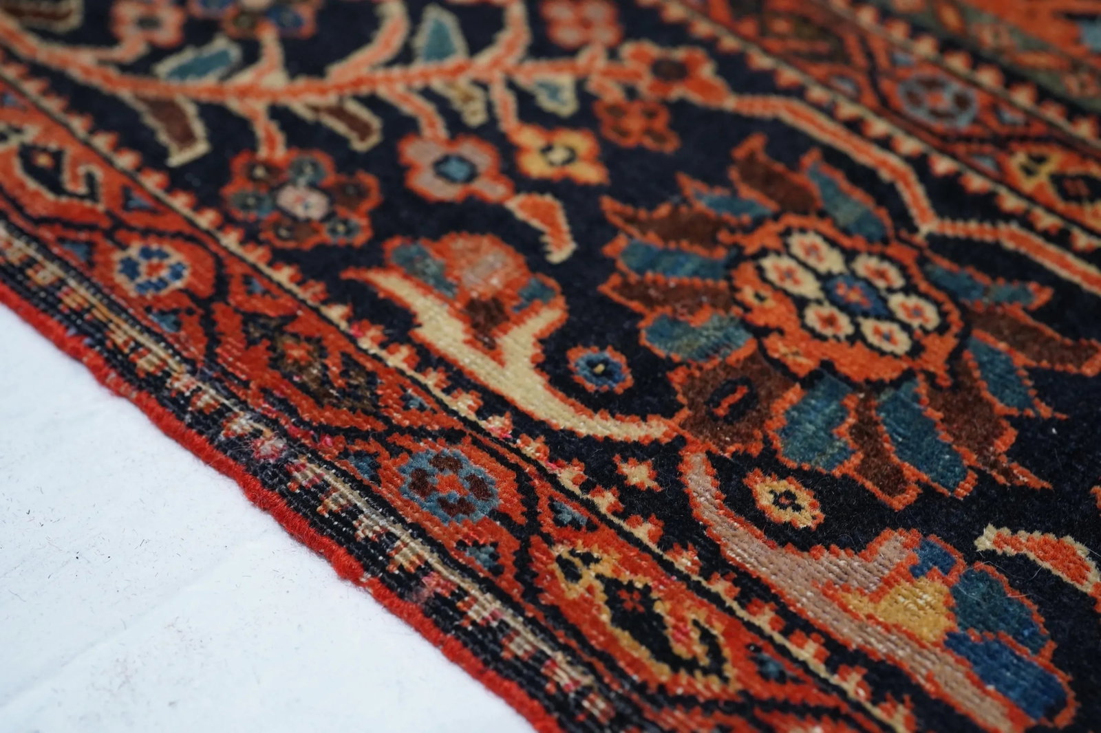 Antique Farahan Sarouk 4'1'' X 6'8'' - 6