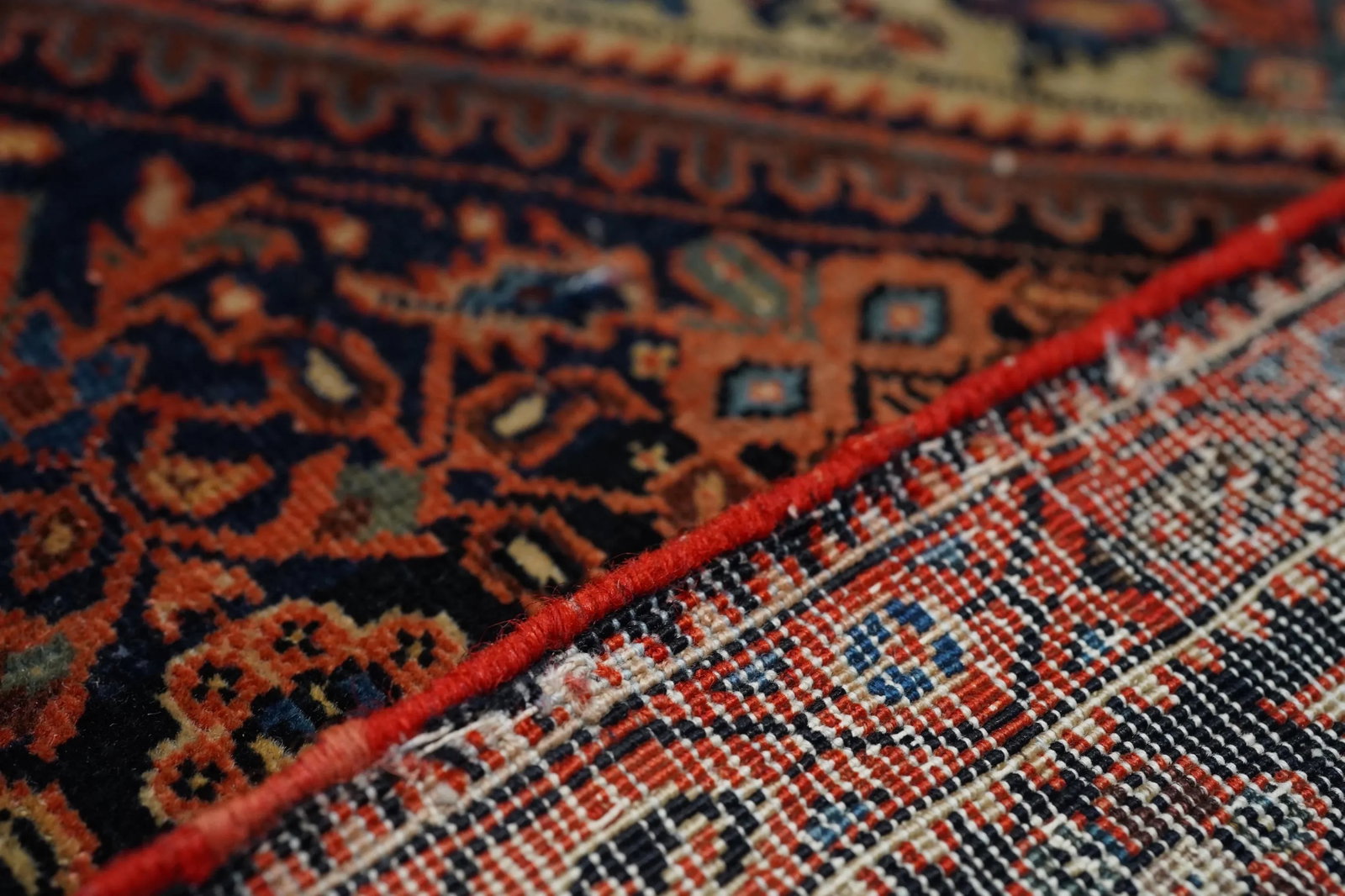 Antique Farahan Sarouk 4'1'' X 6'8'' - 7