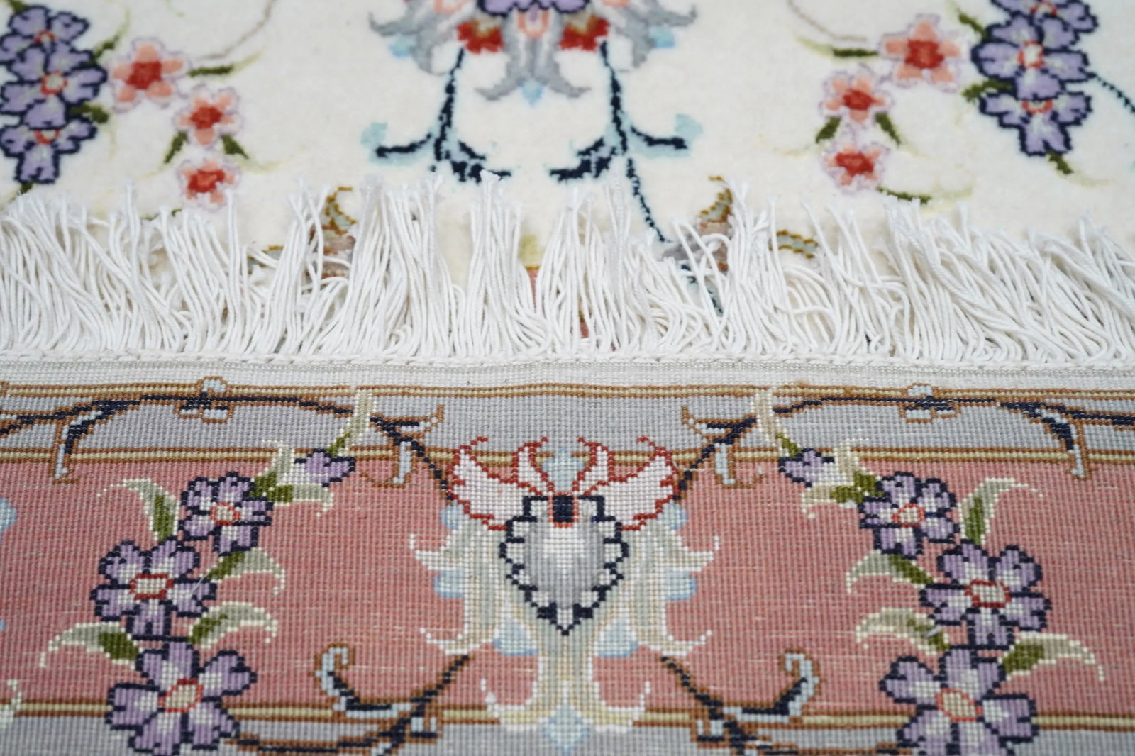 Persian Tabriz Wool & Silk Runner 2'9'' X 13'4'' - 5
