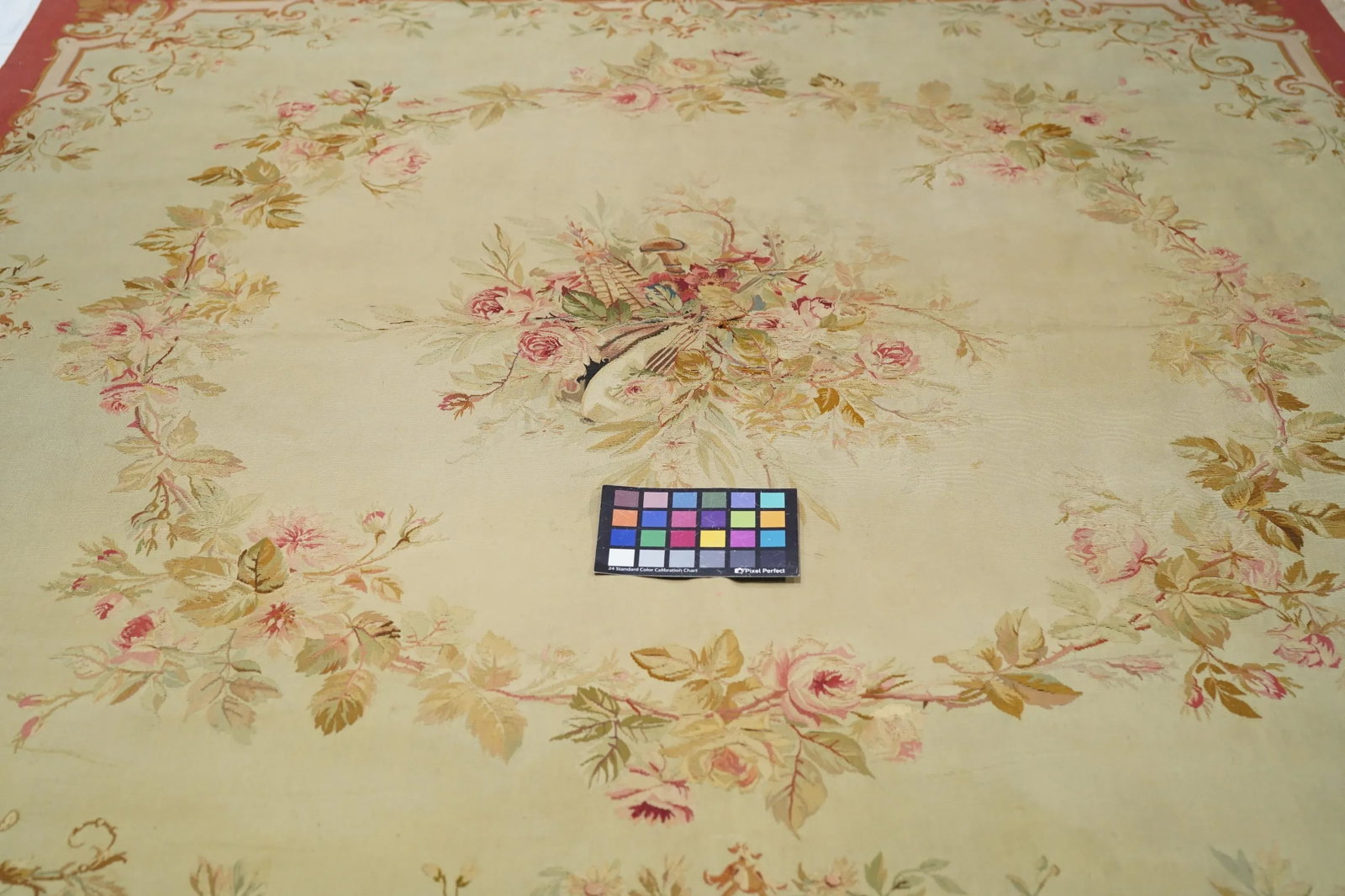 Antique Aubusson Rug 5'0'' X 5'0'' - 4