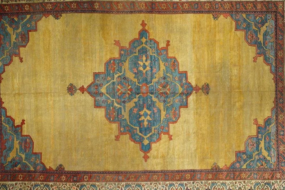 Antique Persian Sultanabad Rug 10'8'' X 14'9'' - 3