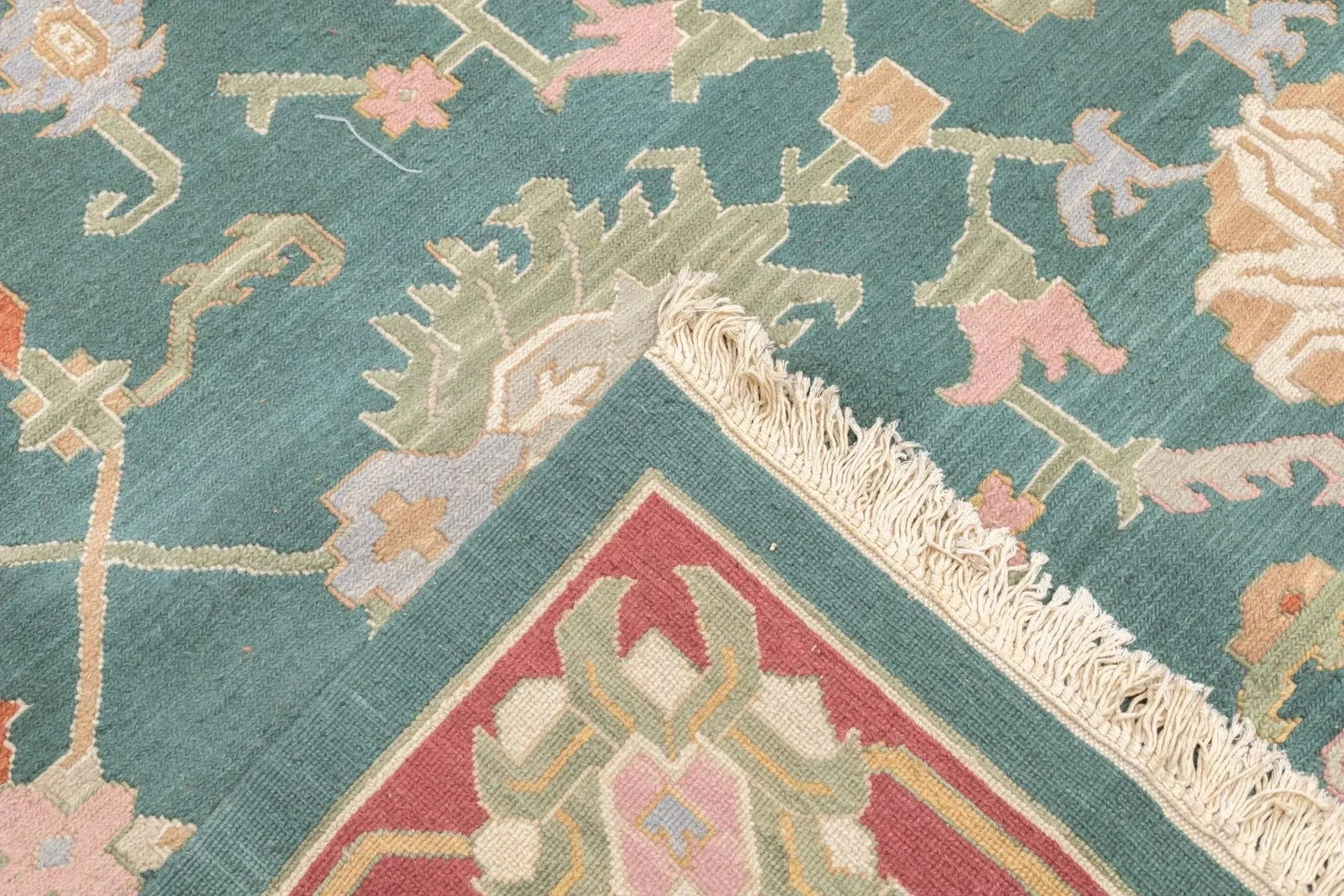Turkish Sumak Rug 9'2" X 12'1" - 10