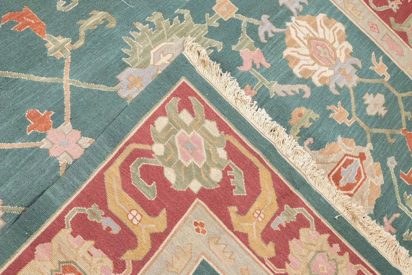 Turkish Sumak Rug 9'2" X 12'1" - 11
