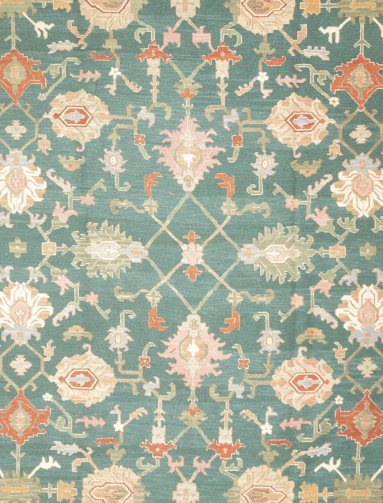 Turkish Sumak Rug 9'2" X 12'1" - 3