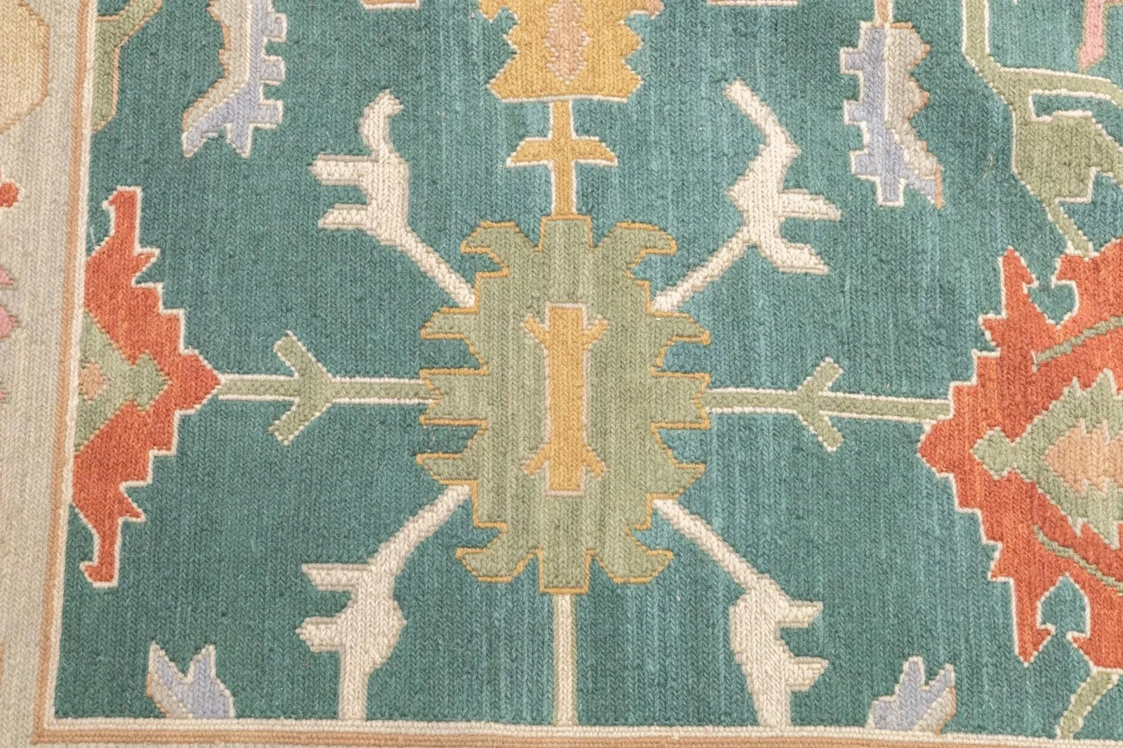 Turkish Sumak Rug 9'2" X 12'1" - 4