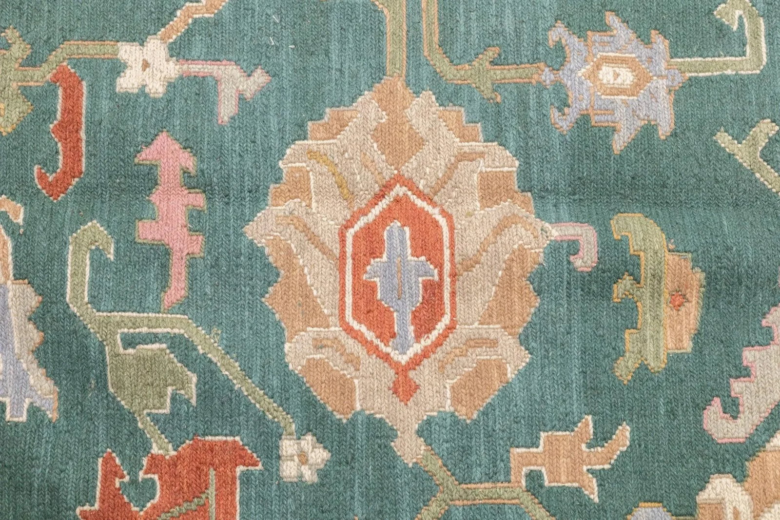 Turkish Sumak Rug 9'2" X 12'1" - 7