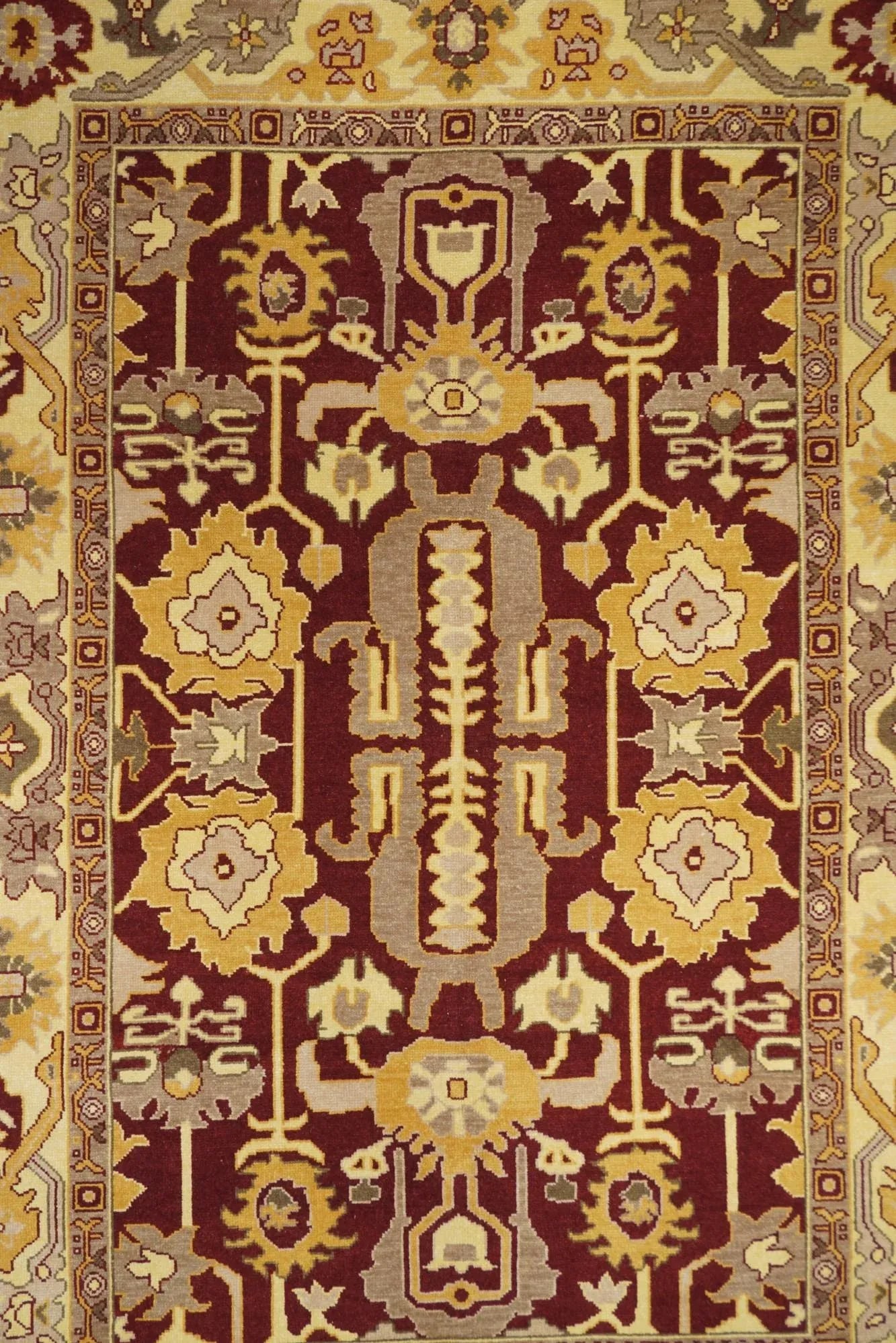 Turkish Oushak Rug 6'0" X 9'0" - 3