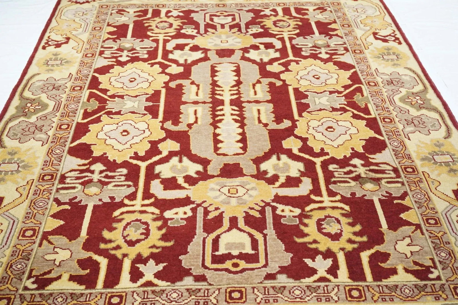 Turkish Oushak Rug 6'0" X 9'0" - 6