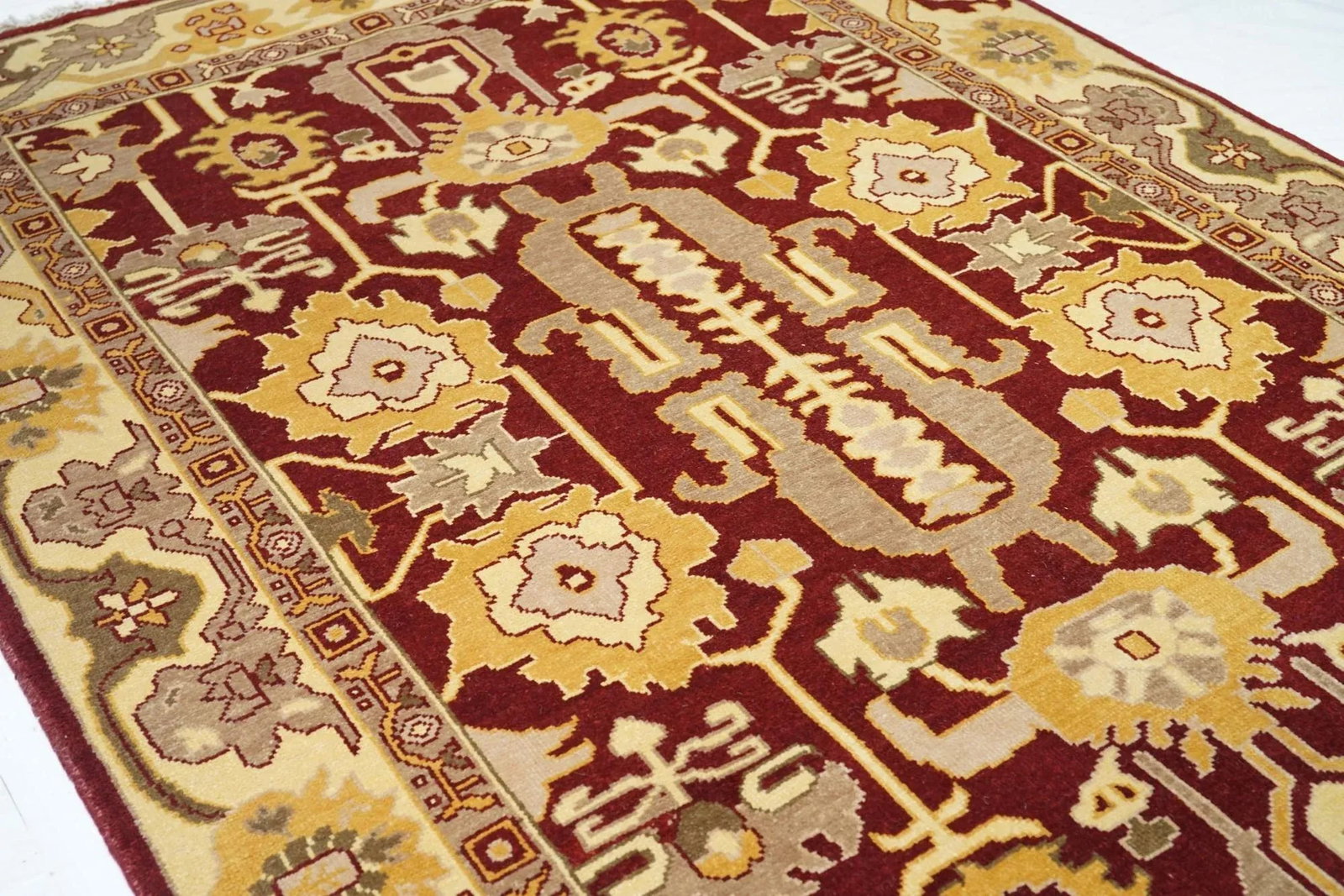 Turkish Oushak Rug 6'0" X 9'0" - 7