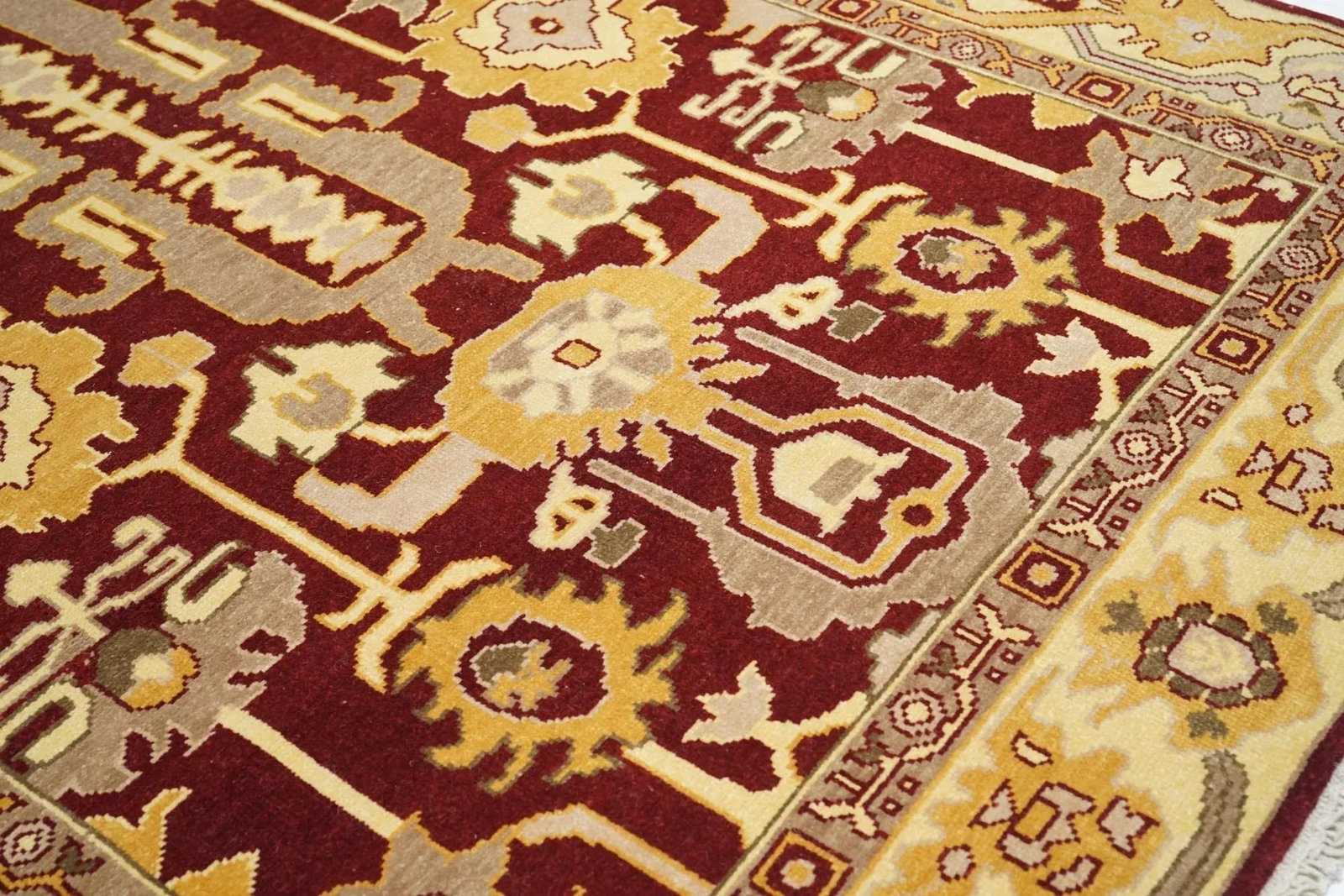 Turkish Oushak Rug 6'0" X 9'0" - 8