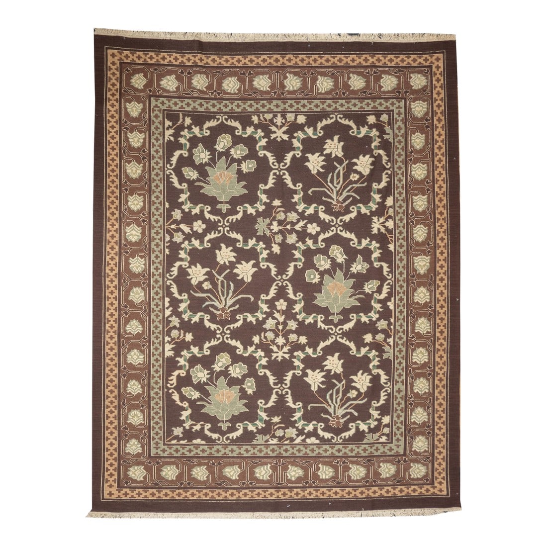 Turkish Sumak Rug 8'0" X 10'0": Turkish Sumak Rug 8'0" x 10'0". A technique rather than a specific type, in which warps are wrapped by colored wefts to create a pattern. Caucasian, Turkish, Persian and other types. Produces a flat