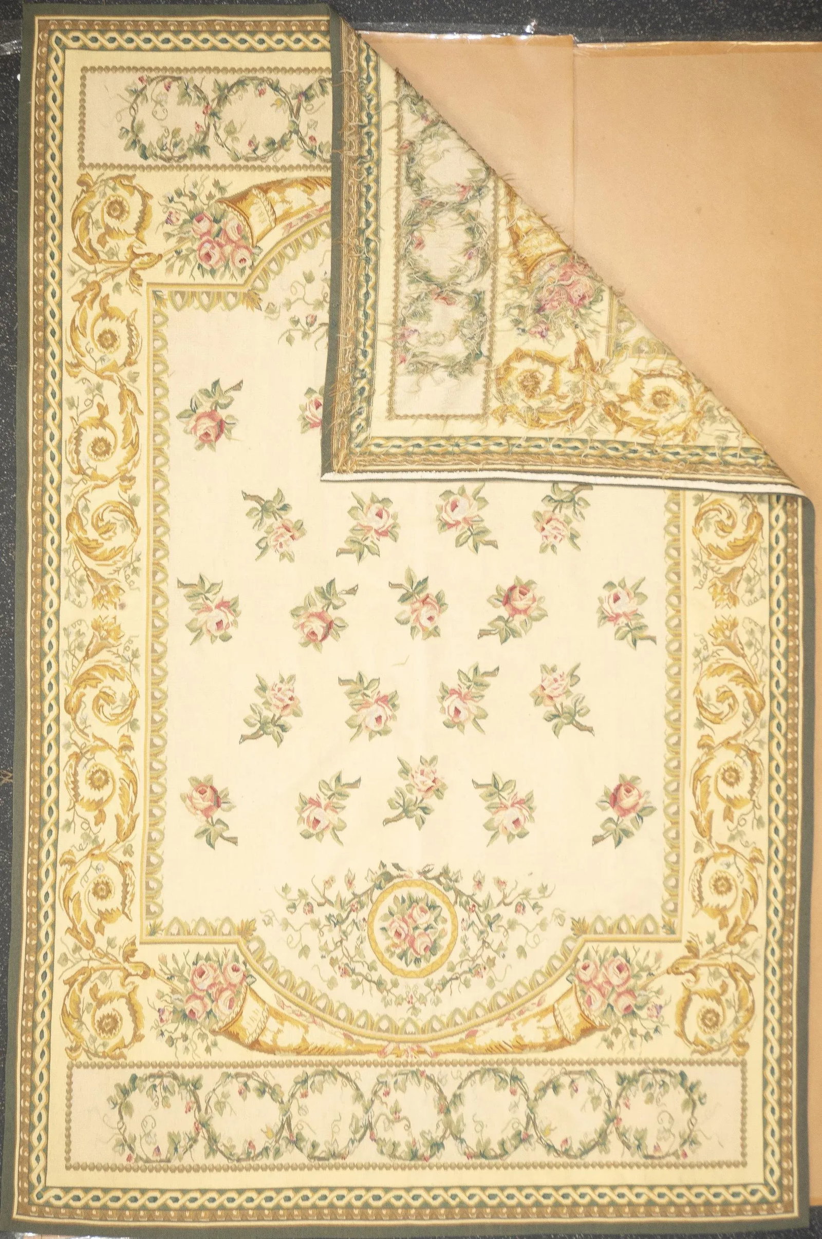 Aubusson Rug 5'10'' X 9'0" - 2