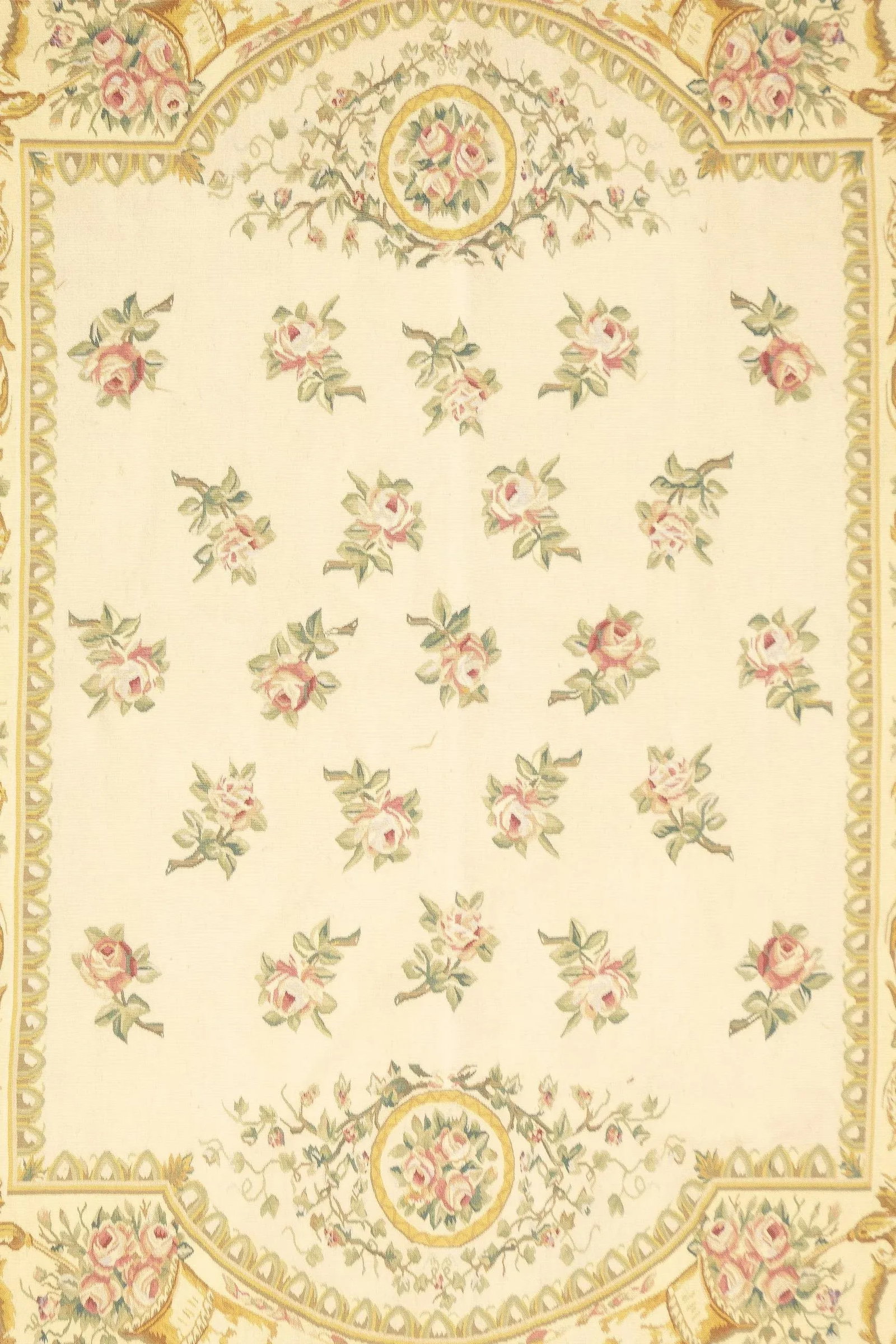 Aubusson Rug 5'10'' X 9'0" - 3