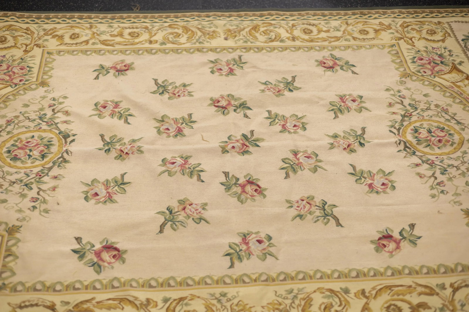 Aubusson Rug 5'10'' X 9'0" - 4