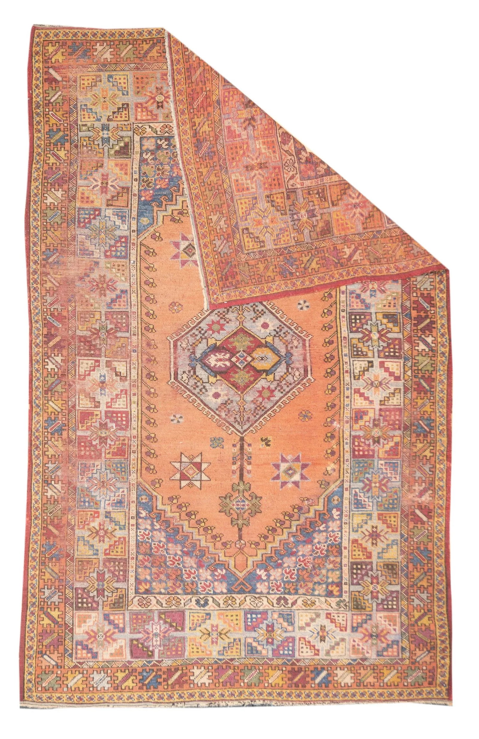 Turkish Oushak Rug 5'8'' X 9'0" - 2
