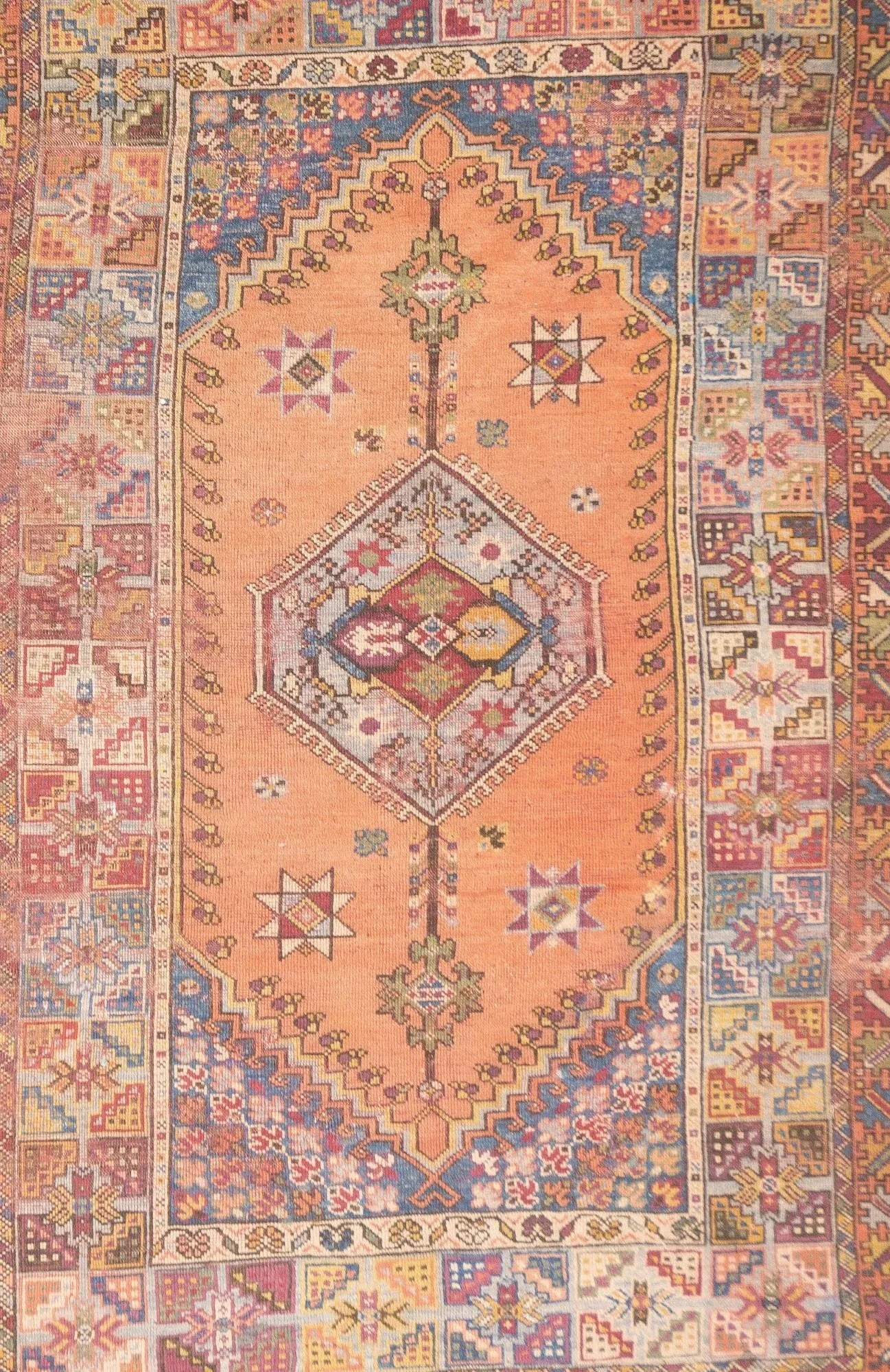 Turkish Oushak Rug 5'8'' X 9'0" - 3