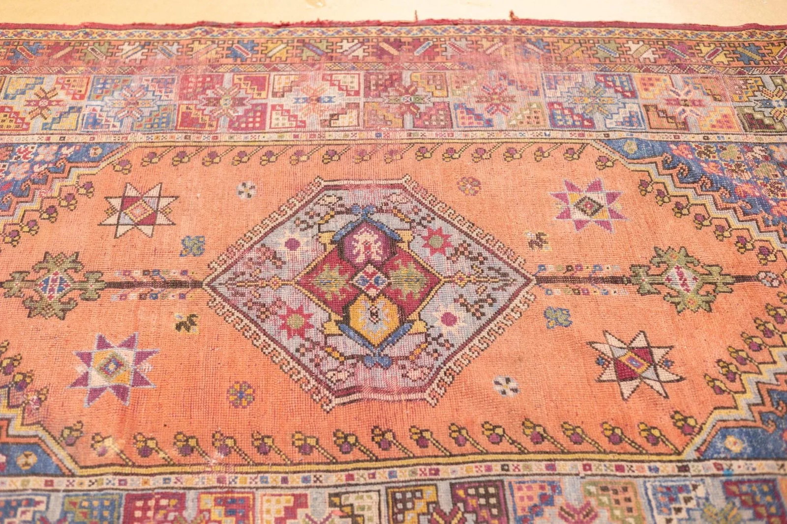 Turkish Oushak Rug 5'8'' X 9'0" - 5