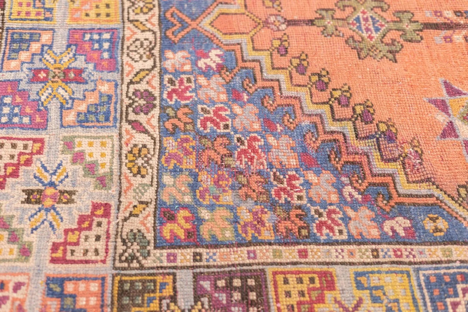 Turkish Oushak Rug 5'8'' X 9'0" - 6