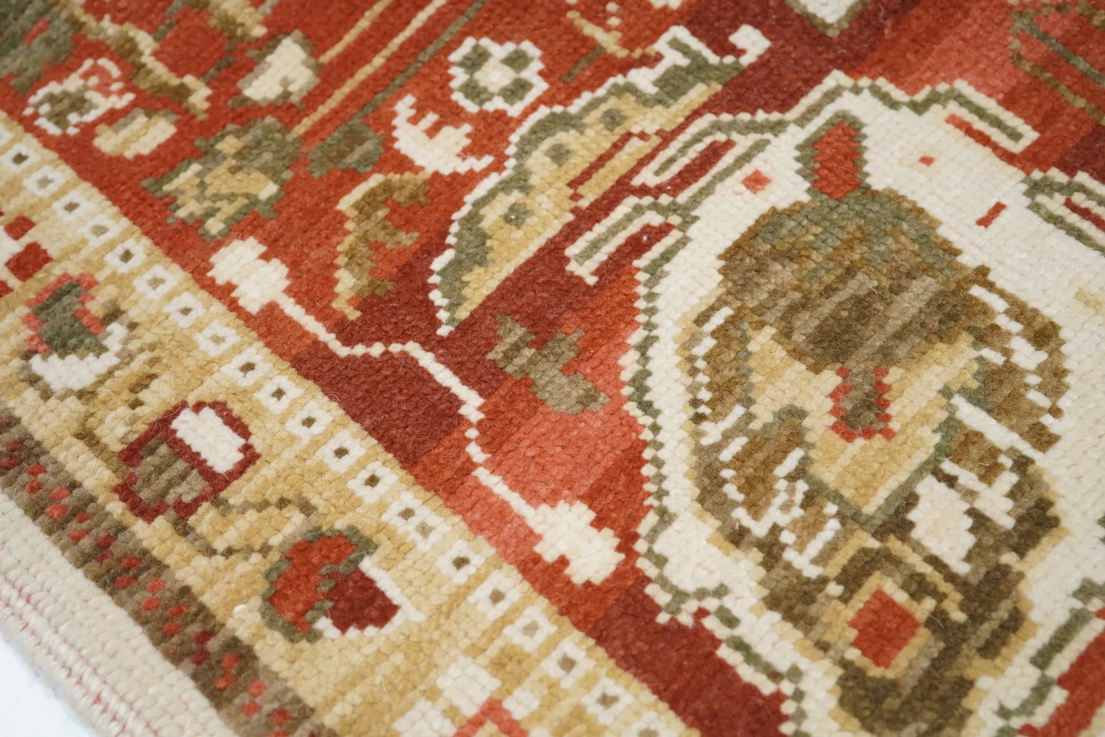 Turkish Oushak Rug 9'0" X 12'0" - 5