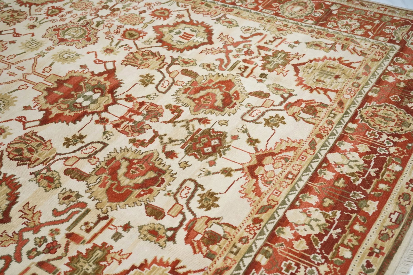 Turkish Oushak Rug 9'0" X 12'0" - 8