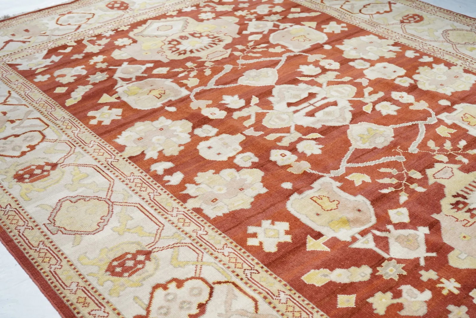 Turkish Oushak Rug 9'2'' X 12'7'' - 5